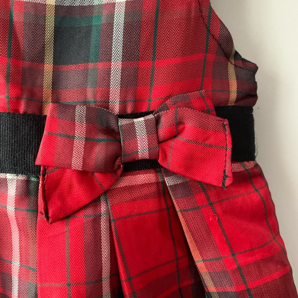 LC Waikiki Holiday Christmas Plaid dress toddler - Picture 2 of 8